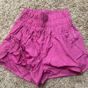 Hot pink free people movement shorts
